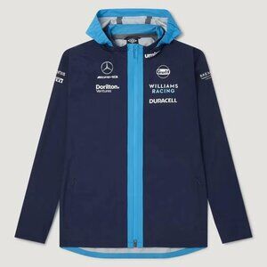 Williams Racing F1 2023 Men's Team Performance Blue Lightweight Jacket Size M